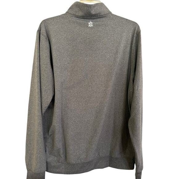 TURTLESON Stretch Siro Quarter Zip Pullover Jacket Sweater Blue Men’s L - Picture 7 of 12